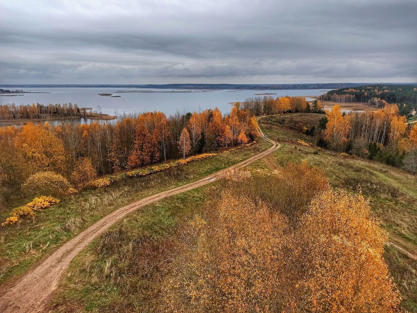 Вид с горы Маяк, Браслав